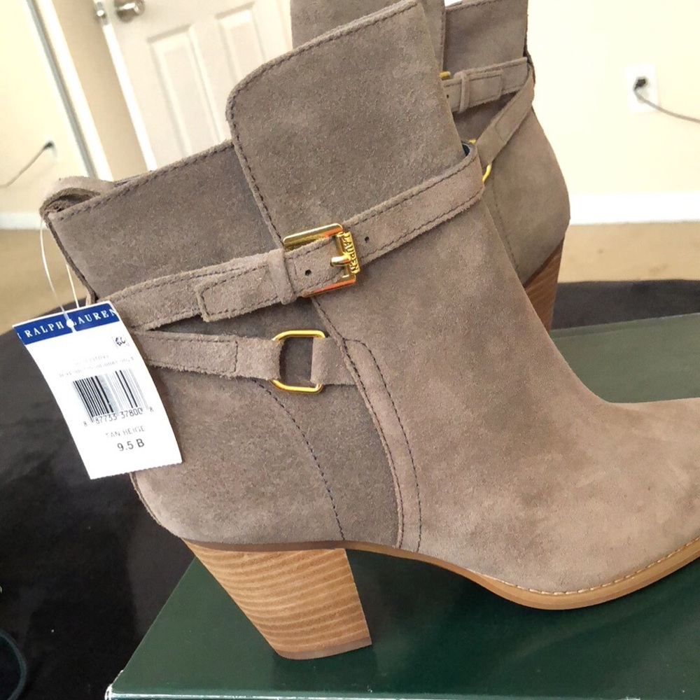 Beige Ralph Lauren Boots